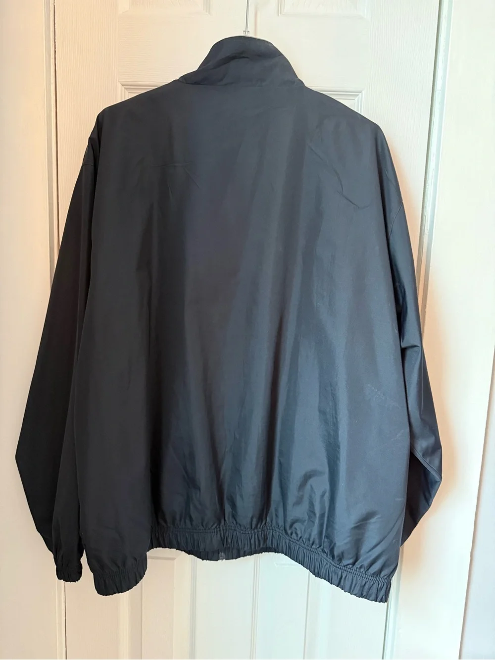 SB Tech Big Man Full-Zip Windbreaker Jacket elastic hem cuffs lightweight XXL
